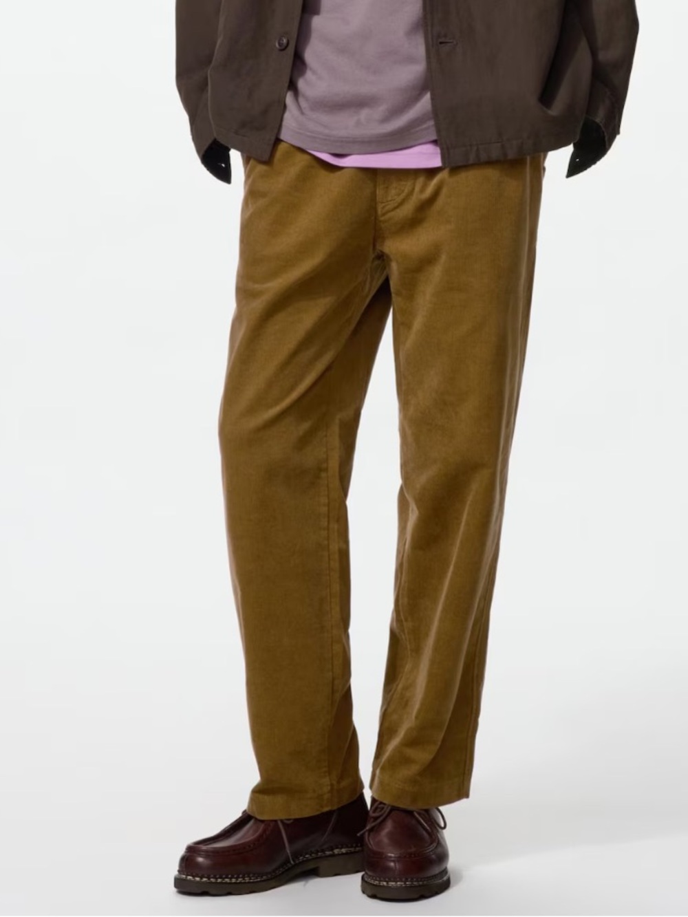 Uniqlo Easy Ankle Corduroy Pants in Brown M Unisex